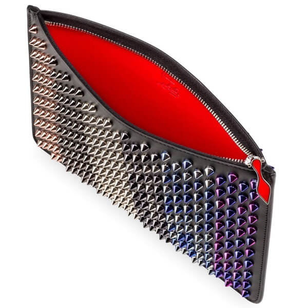 2016 ルブタン スーパーコピー新作！ Christian Louboutin loubiposh baby pouch マルチメタル